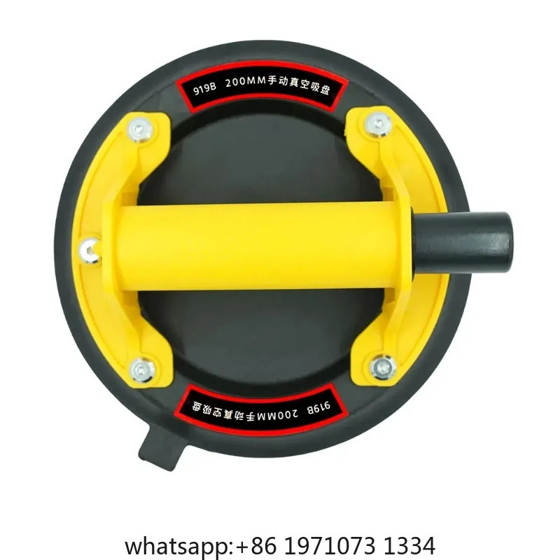 Vacuum Suction Cup 200kg Load Capacity Heavy Duty Vacuum Machine for 8 Inch Lifting Adsorption of Tile Glass