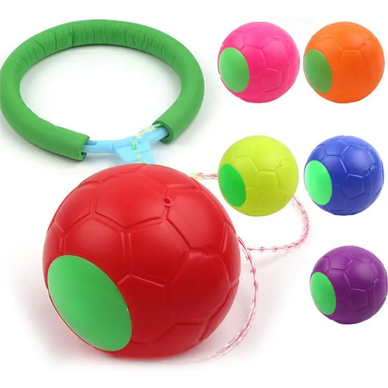 1pc Jumping Ring Ball Kids Outdoor Fun Sports Toy Exercise Coordination And Force Gym Children Ankle Skip Swing Ball Family Toys