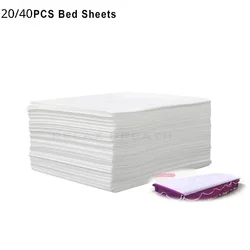 20/40Pcs Massage Waterproof Table Sheets Disposable Non Woven SPA Bed Cover Breathable wholesale 80x180CM for beauty salon hotel