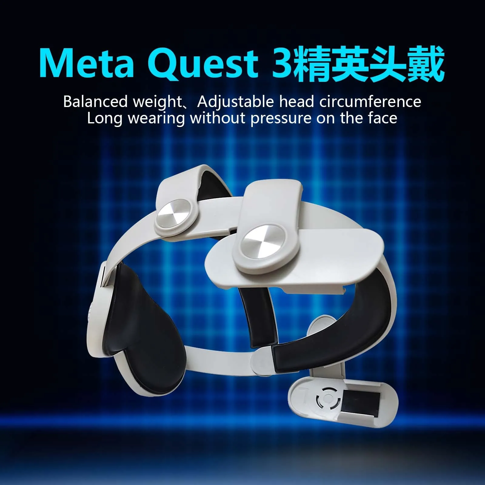 

New 3 Generation Suitable for Meta Quest 3 Head Wear Comfortable Headgear Quest3 Vr Accessories Elite Head Wear