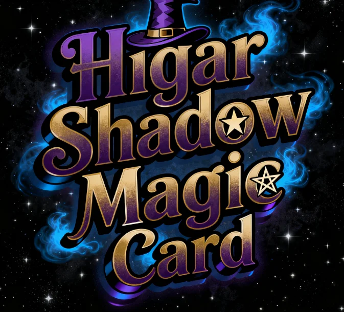 

Higar Shadow Magic Trick Card Ментализм Иллюзия Крупным планом и сценический трюк Magia Опора для фокусников Игрушка