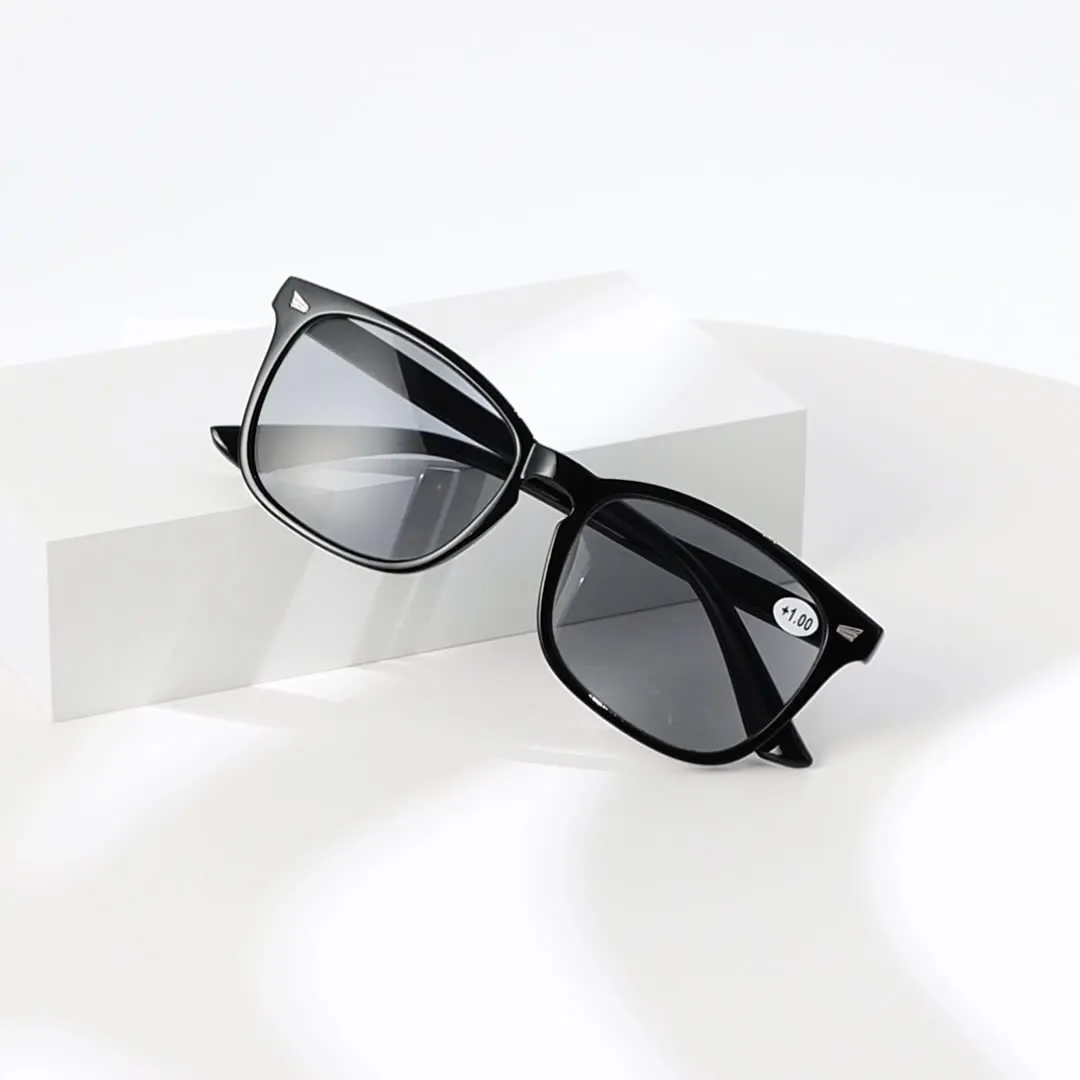 Comercio exterior transfronterizo, película gris de alta definición, gafas de sol viejas, gafas de bloqueo UV de verano, estilo clásico de perno de mijo