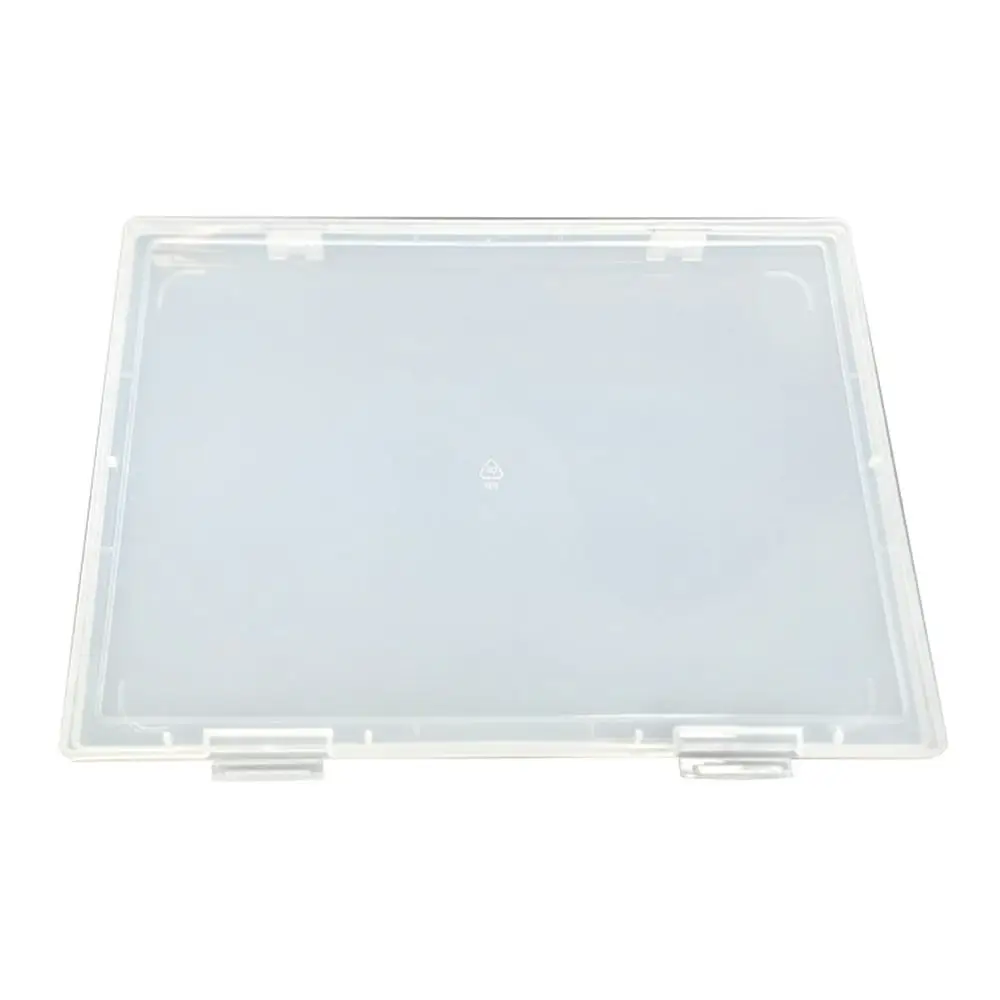 

A4 Test Paper Storage Box Dust-Proof Lid Transparent Office Document Organizer Waterproof Portable Desktop Sorting Box Students