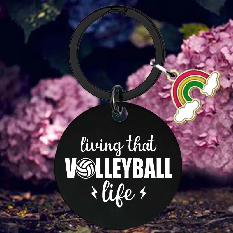 Volleyball gift Keychain Women Girls Volleyball Player Gift Key Rings Volleyball Team Gift sports gifts