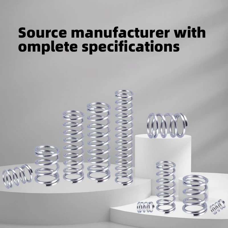 Creamily 10PCS Stainless Steel Spring Compression Spring Rotor Return Buffer Cylidrical Coil Wire Diameter 1.0mm