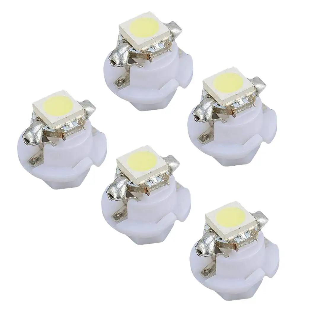 5pcs White LED Instrument Panel Light Bulb Dash Climate Control HVAC Heater AC Bulb fit for Land Rover Range Rover 1995-2002