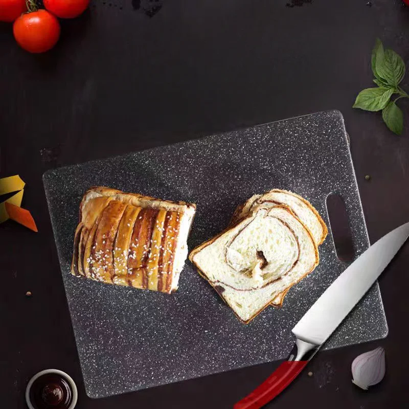 

Cut Fruit Antibacterial Imitation Marble Cutting Board，Three Piece Set of Double-sided Classification Rolling Surface and Panel