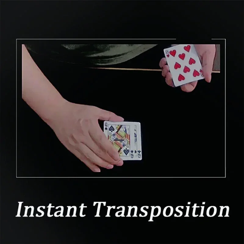 

Instant Transposition Card Magic Trick Playing Card Change Position Close Up Magic Magia Magie Magicians Prop Accessory Illusion