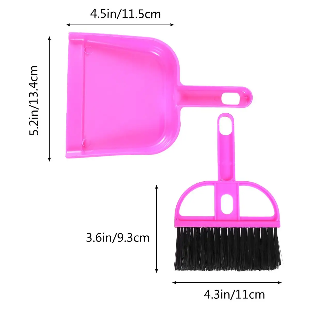 

Mini Dustpan Broom Set Cleaning Tools for Small Animals Cage Guinea Pig Rabbit Hamster Pet Supplies Reusable Efficient Sweeper