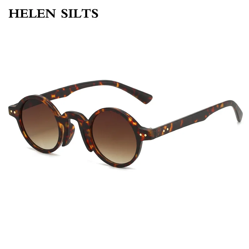 

New Fashion Round Women Sunglasses Retro Punk Rivets Decoration Sun Glasses Men Shades UV400 Eyewear