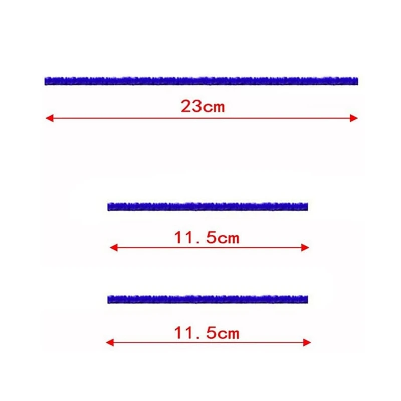 Soft Plush Strips For Dyson V6 V7 V8 V10 V11 Vacuum Cleaner Soft Roller Head Replacement Accessories Parts (9Pcs)