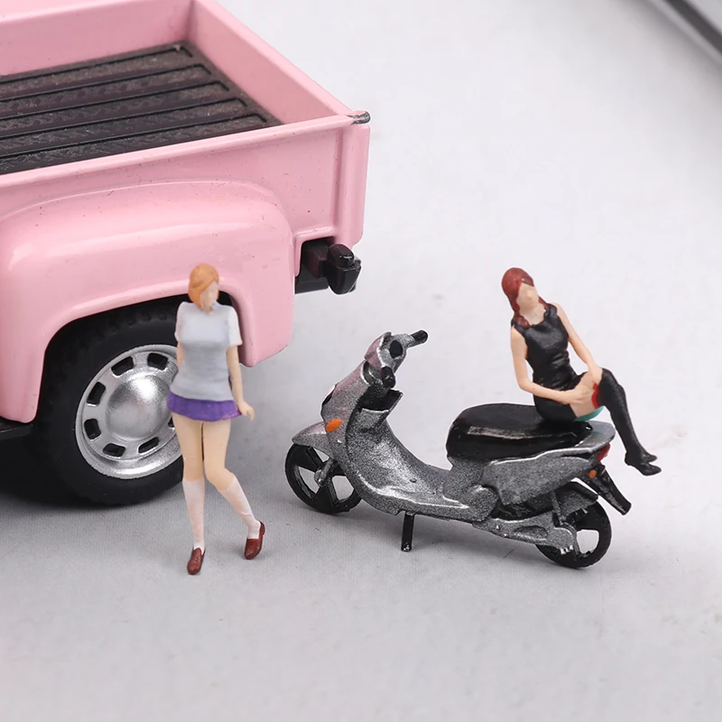 1/64 Schaal Model Beeldje Mini Hars Mooie Meisjes Collectible Pop Prachtige Figuur Voor Fans In Schaal Diecast Model Auto