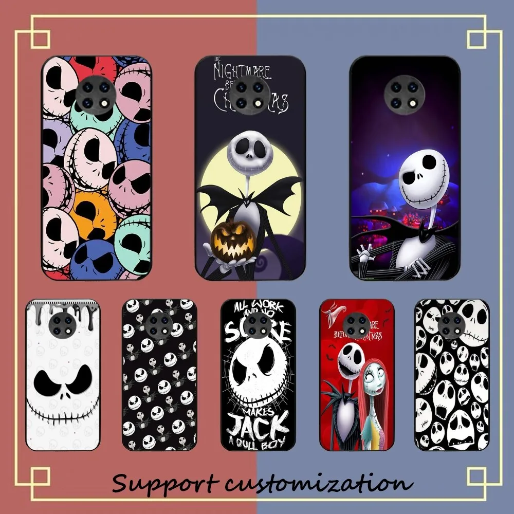 C-Corpse B-Bride Jack Sally Cute Phone Case For Redmi 5 6 7 8 9 10 plus pro 6 7 8 9 A GO K20 K30 K40 pro plus F3 Fundas