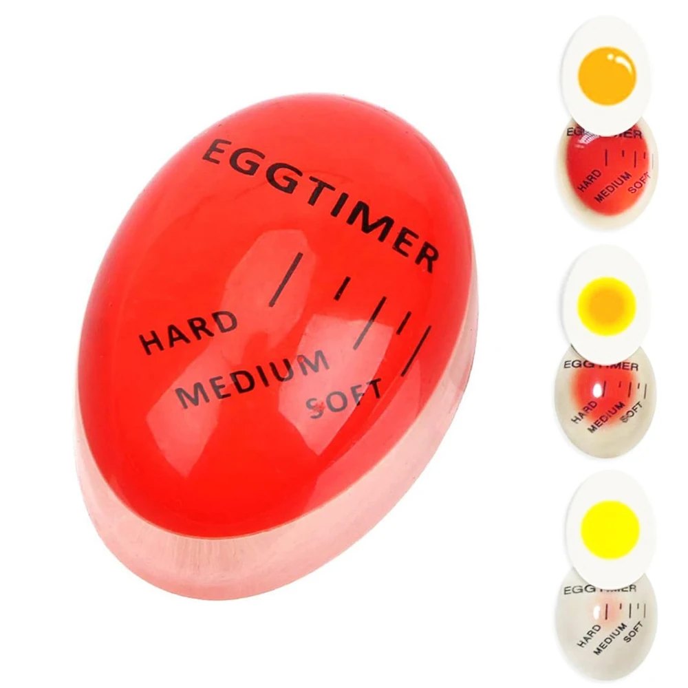 New Egg Timer for Boiling Eggs Kitchen Gadget Color Changing Egg Timer Thermometer Perfect Egg Timer Boiled Egg Timer