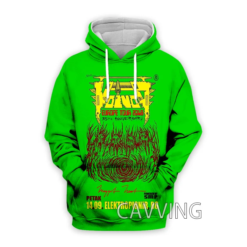 VOIVOD   Band  3D Printed  Hoodies Hooded Sweatshirts Harajuku Hoodie Sweatshirts Tops Clothing