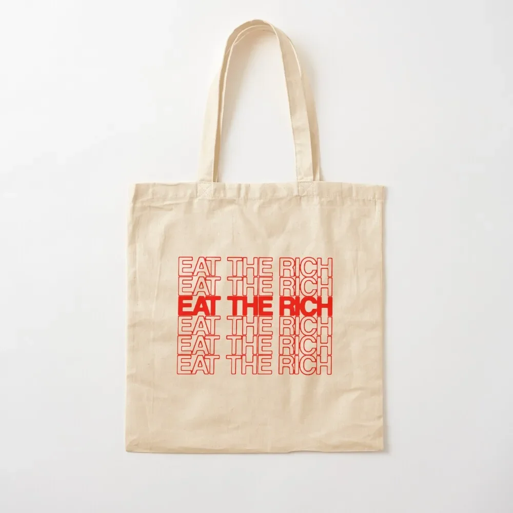 

EAT THE RICH Tote Bag Eco bag men Women's women