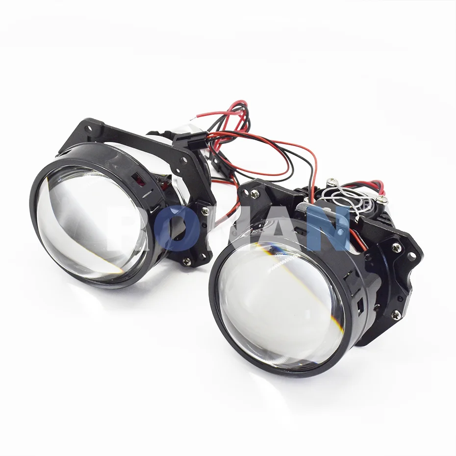 Ronan 40W 3inch Bi-Led Projector Lens 4.3K 6K 2000LUX for H1 H4 H7 9005/9006 Socket Car Headlight Retrofit Upgrade Full Kit view 4