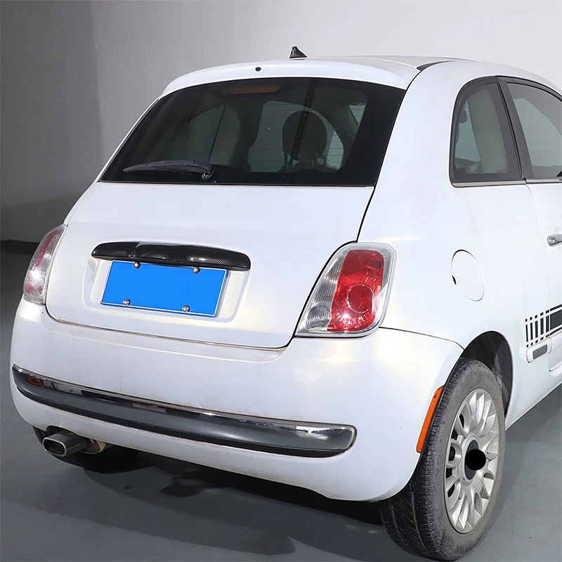 

Накладки на заднюю дверь Suetlcoity для Fiat 500 10-25 из ABS-пластика под карбон, аксессуары для автомобиля