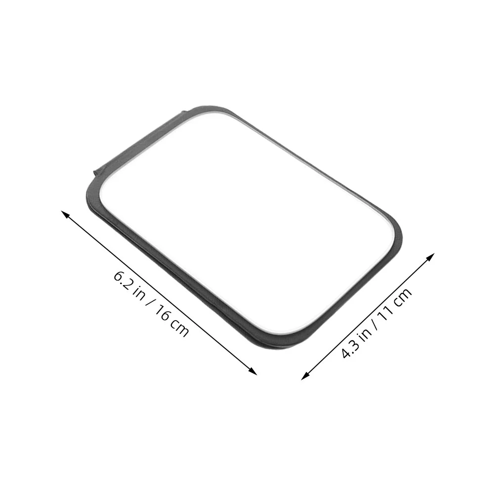 2 pçs dobrável espelho de vaidade dormitório preto plutônio retangular maquiagem estudante