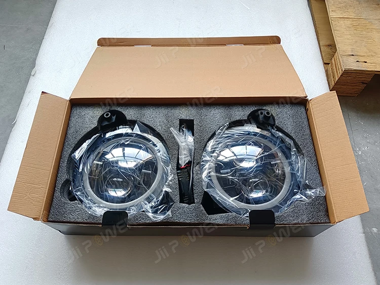 Fotografia 3: Farol RGB de 9 polegadas para Wrangler JL 2018+
