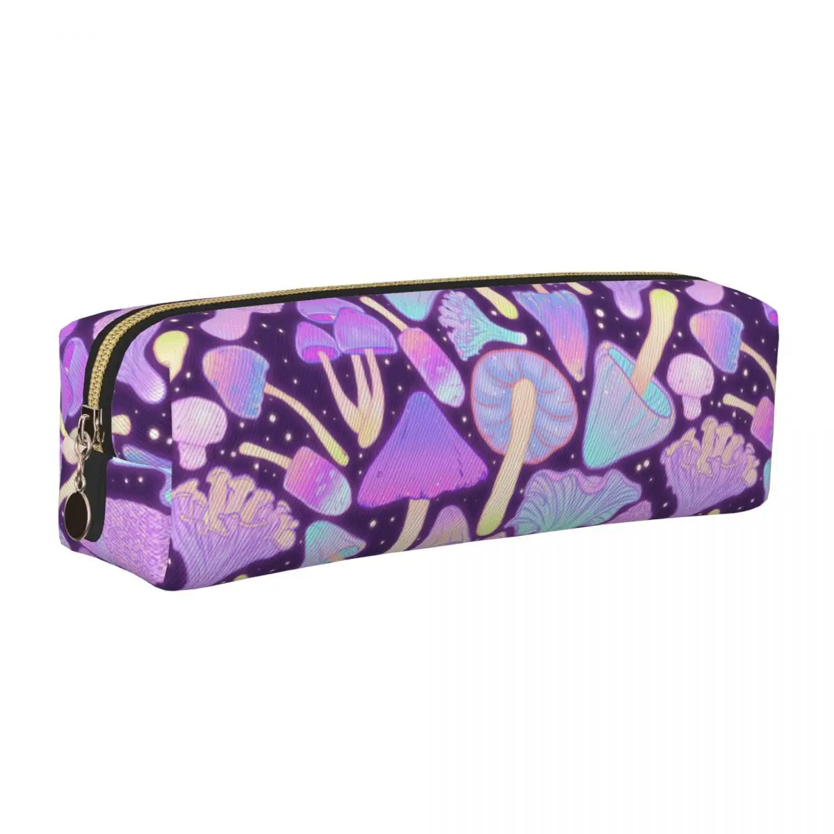 Psychedelic Mushroom Pencil Case Fun Pen Box Bags Kids Big Capacity School Supplies Cosmetic Pencil Pouch