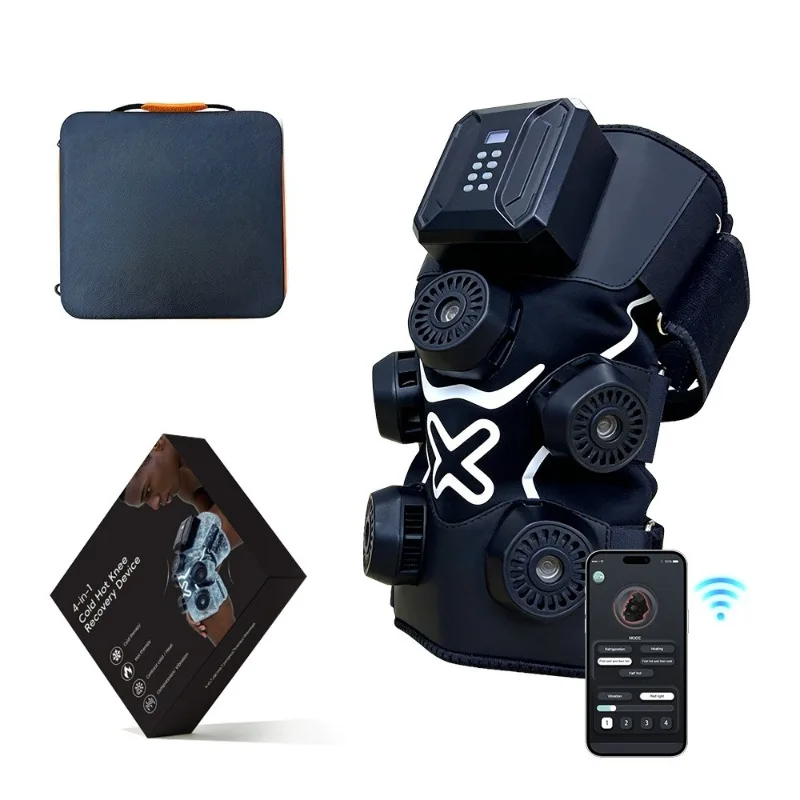 Restore ice knee pads Semiconductor air pressure vibration Knee relaxation Cold and hot compress multi-function