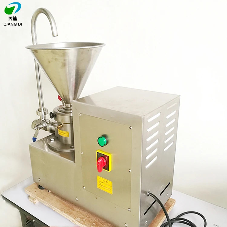 Small Full Stainless Steel Colloid Mill Hazelnut Cocoa Bean Peanut Butter Making Machine
