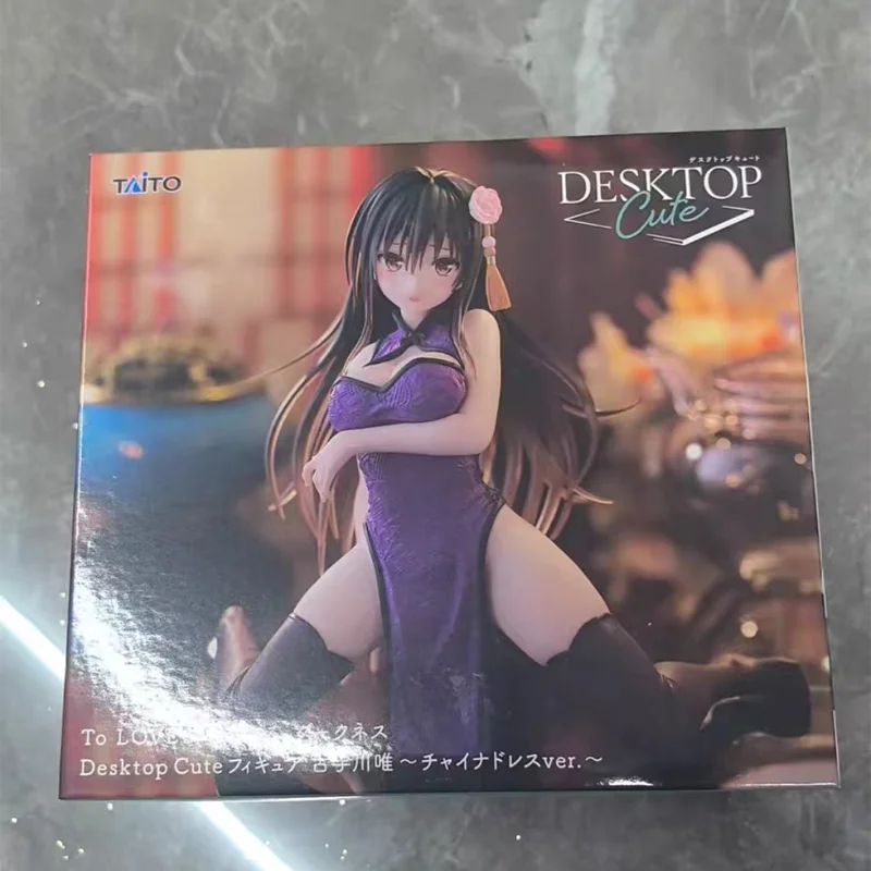 

Genuine Original Taito To Love-Ru Darkness Desktop Cute Kotegawa Yui China Dress In Stock Anime Figure Model Desktop Ornament