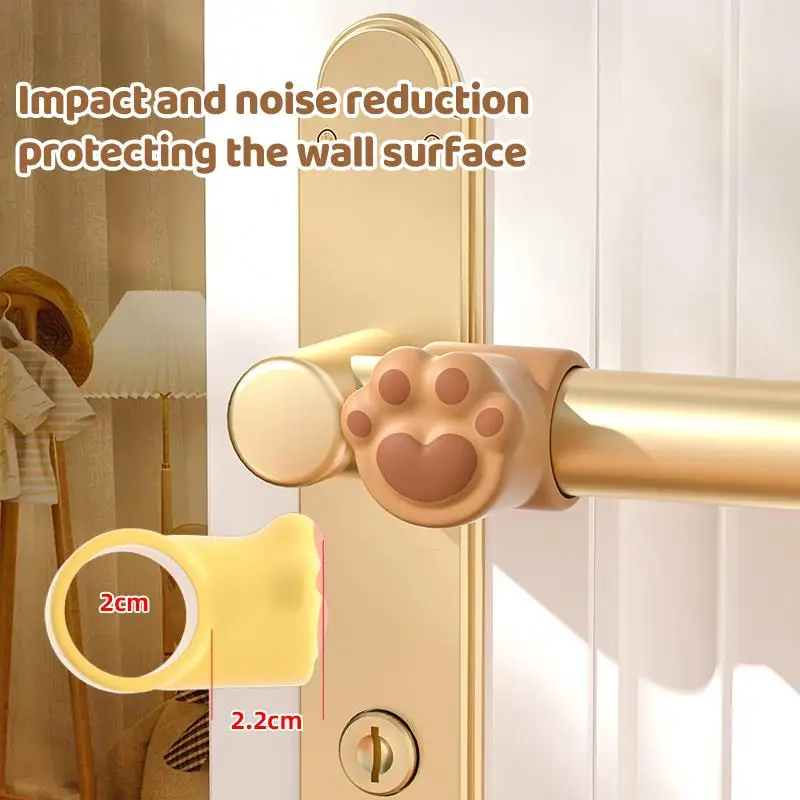 

Door Stopper Cartoon Style Silicone Doorstop Anti-damage Wall Protector Protection Mat Anti-collision Pad Door Handle Crash Pad