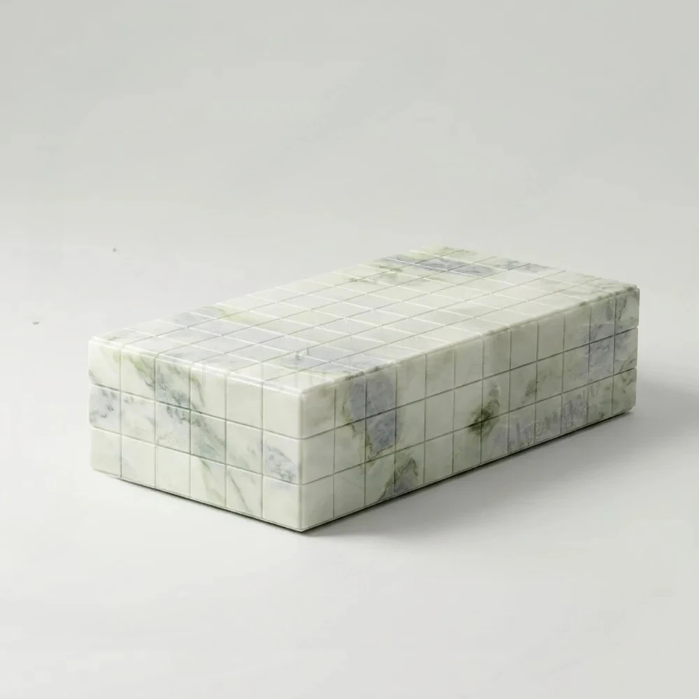 minimalist natural marble edge table creative living room small coffee table coffee table