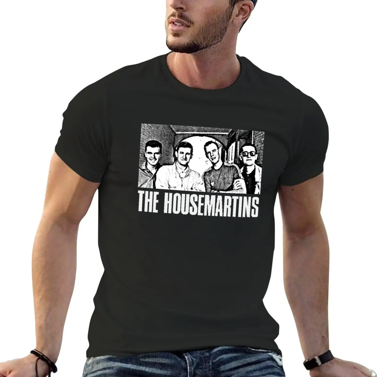 

Новинка, футболка the Housemartins, футболки на заказ, Забавные футболки для мужчин