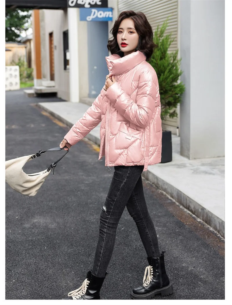 2026 New Winter Jacket Women Down Cotton Jacket Parkas Female Short Casual Loose Warm Cotton-padded Coat Outwear Parka Lady Top