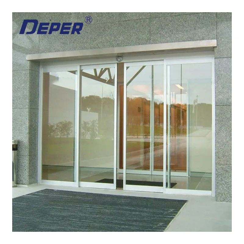 DEPER Modern 125A 150kg MechanStartism System Operators Double/Single Glass Sliding Door Opener