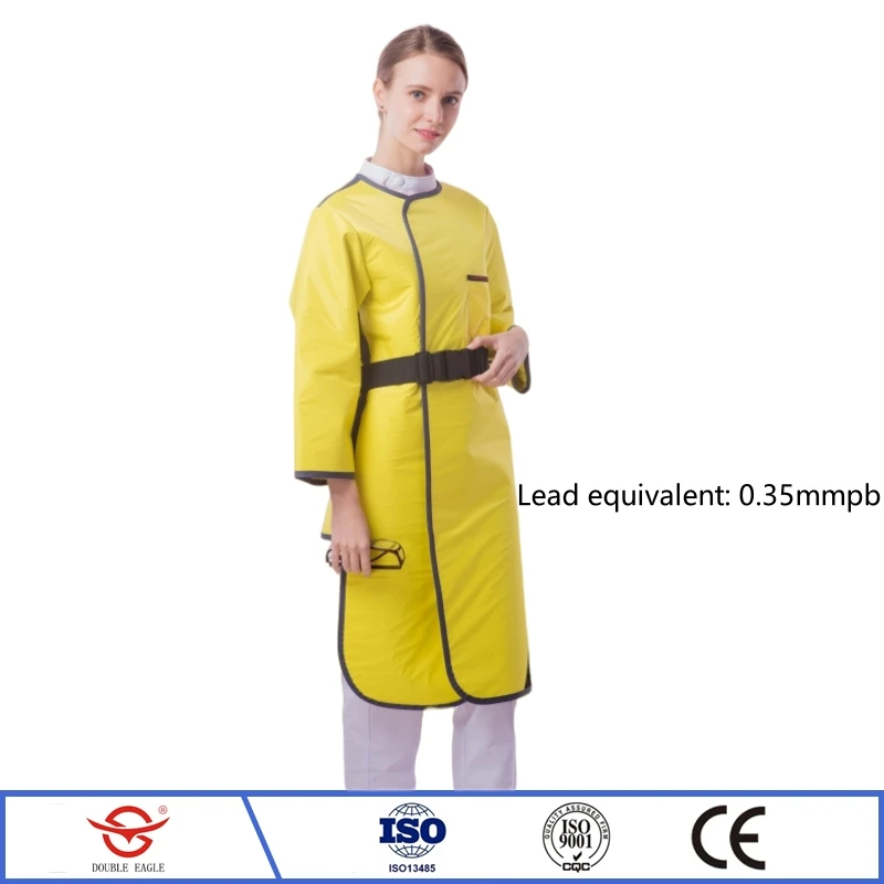 

X-ray radiation protection long sleeved lead overcoat radiology department ionizing radiation protective 0.35mmpb lead clothes