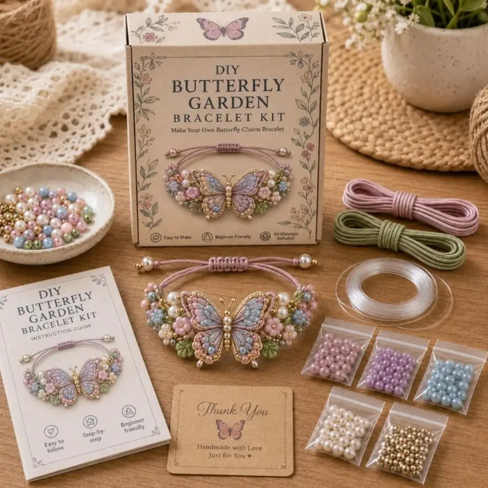 Animal Design Animal Shaped Bracelet Non-Finished Products Beginner-Friendly Jewelry Making Set Beaded Animal Kits