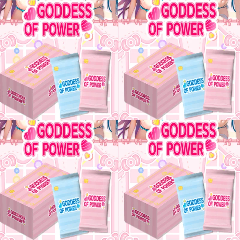 Wholesale 4boxes Goddess Of Power Goddess Story Pro Max Cards  Card Anime Character Collection Card Games Toys Child Gifts