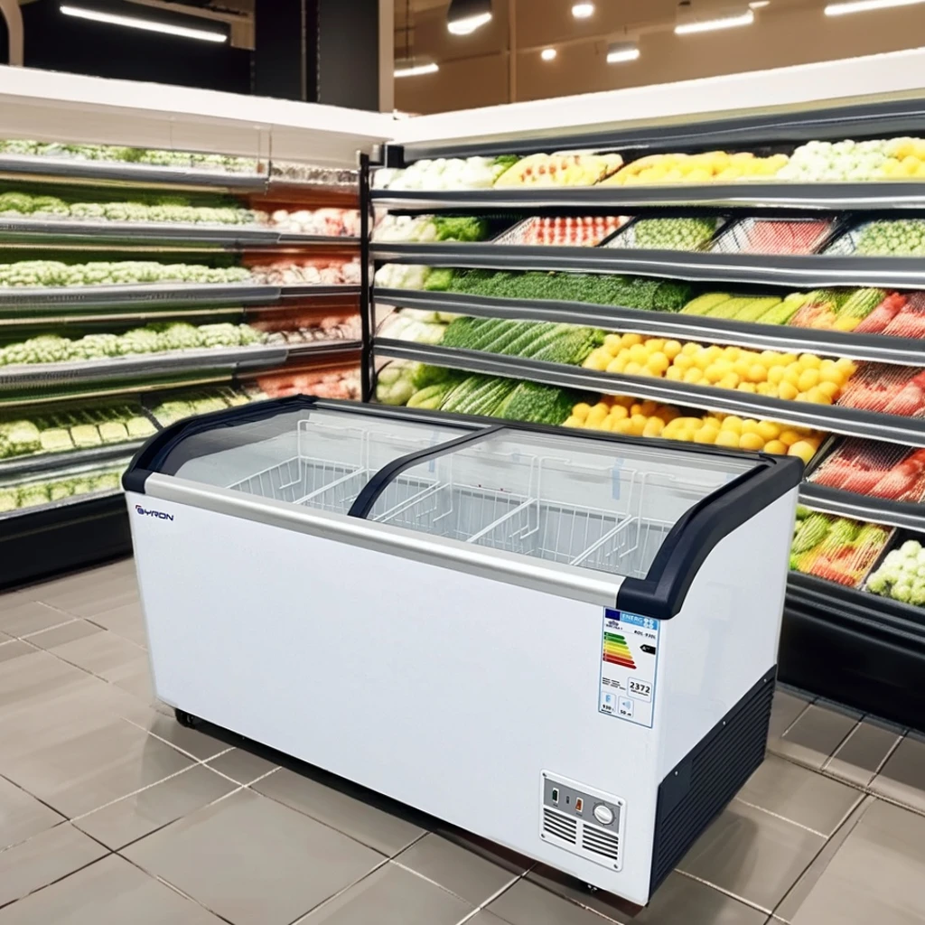 

Хит продаж: высококачественный коммерческий холодильный прилавок-витрина с раздвижными дверями для ресторанов и супермаркетов