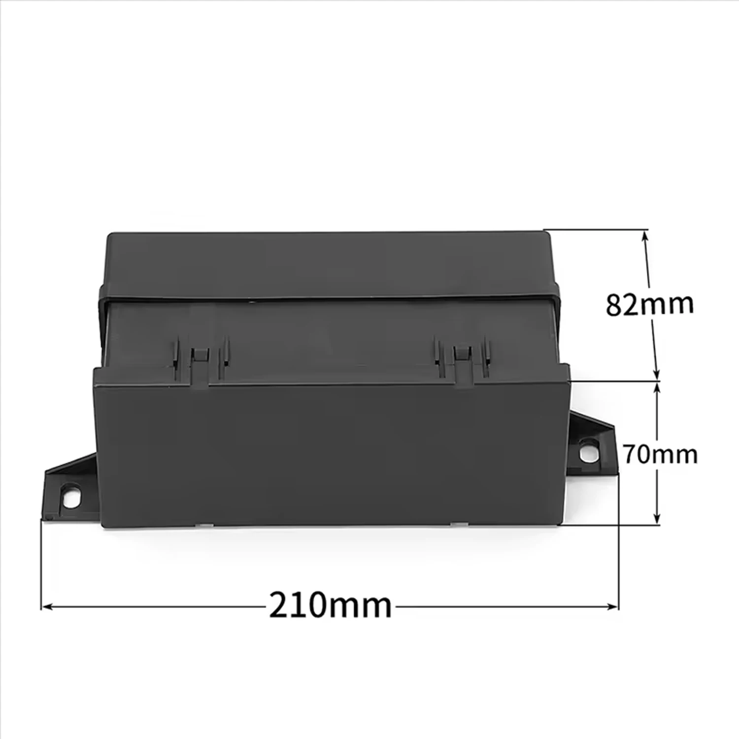 11 Way Fuse Relay Box Block with Metallic Pins and Spade Terminals, Holds 12 ATC/ATO and 6 Relays