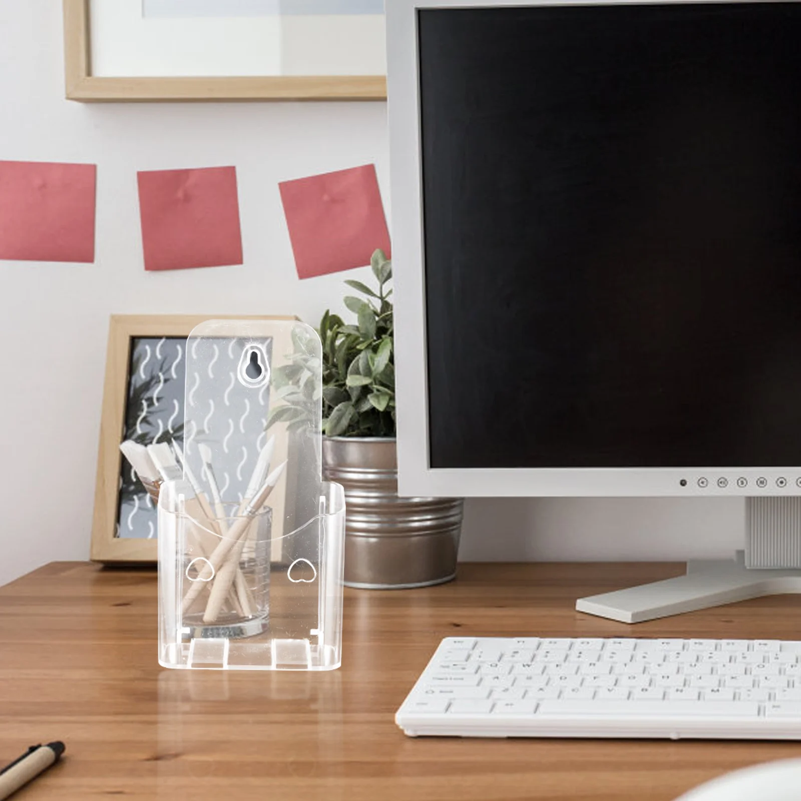 Library Shelf Dividers Catalog Display Clear Book Wall Mounted Rack Pantry Labels File Organizer