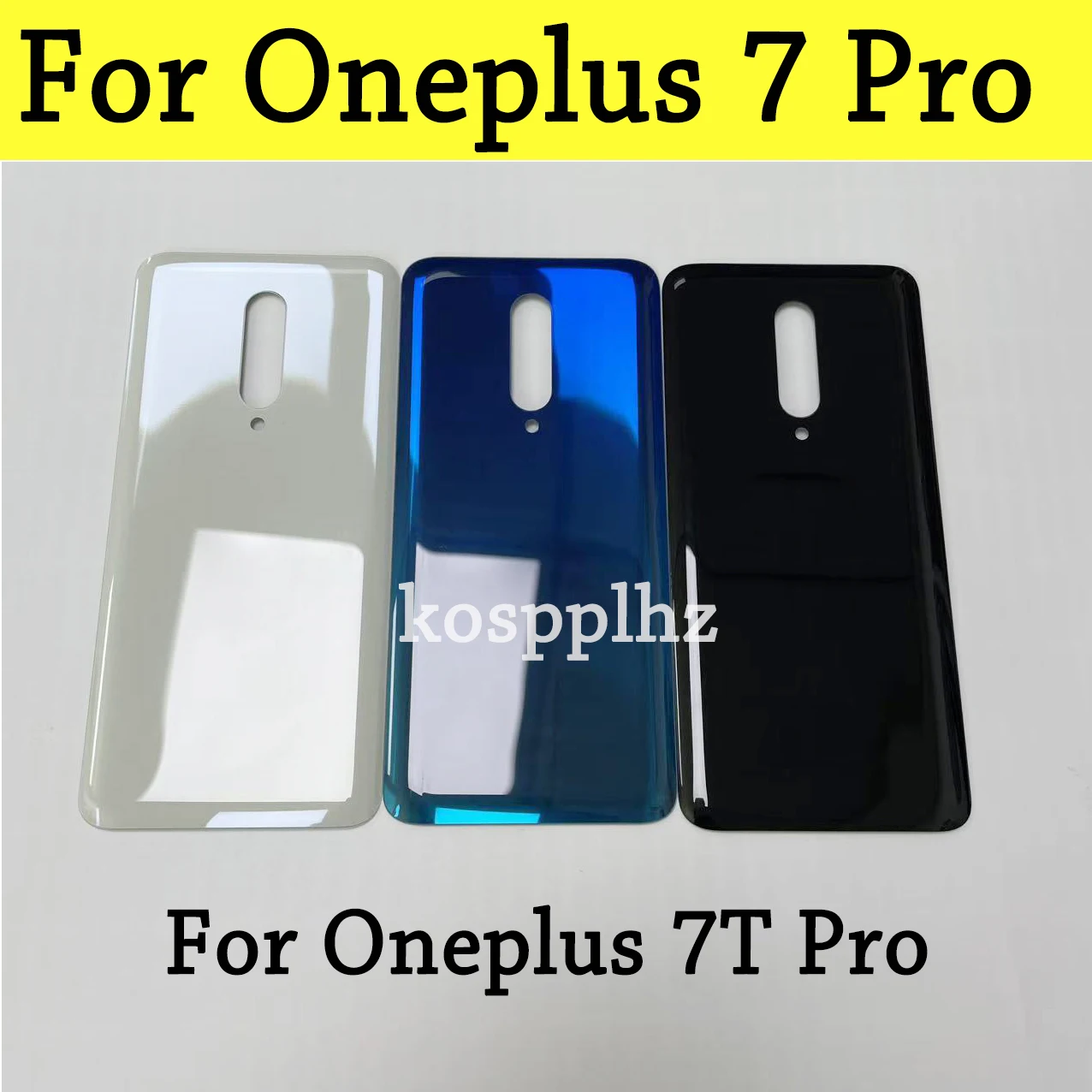 Für Oneplus 7 7T Pro Akkudeckel Rückgehäuseabdeckung für 1+ 7T Pro Rückglas für Oneplus 7 Pro Rückabdeckung
