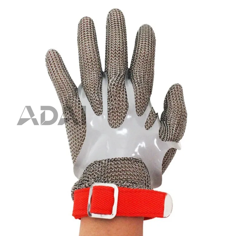 

Slaughtering and cutting grade 5 steel ring gloves, specifically designed for electric saw cutting, industrial protective gloves