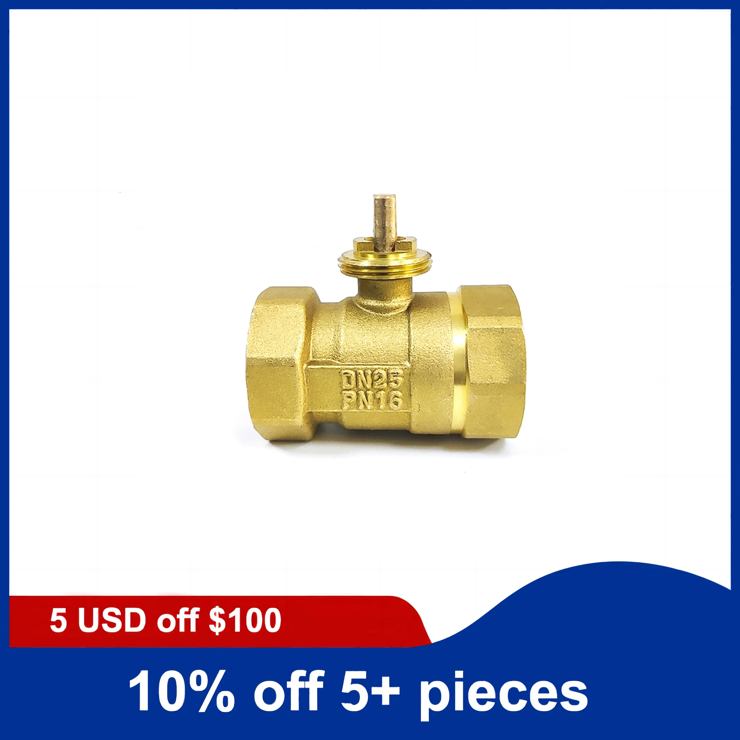 1/2inch to 2inch Brass Two Way Female Thread Motorized Ball Valve Body