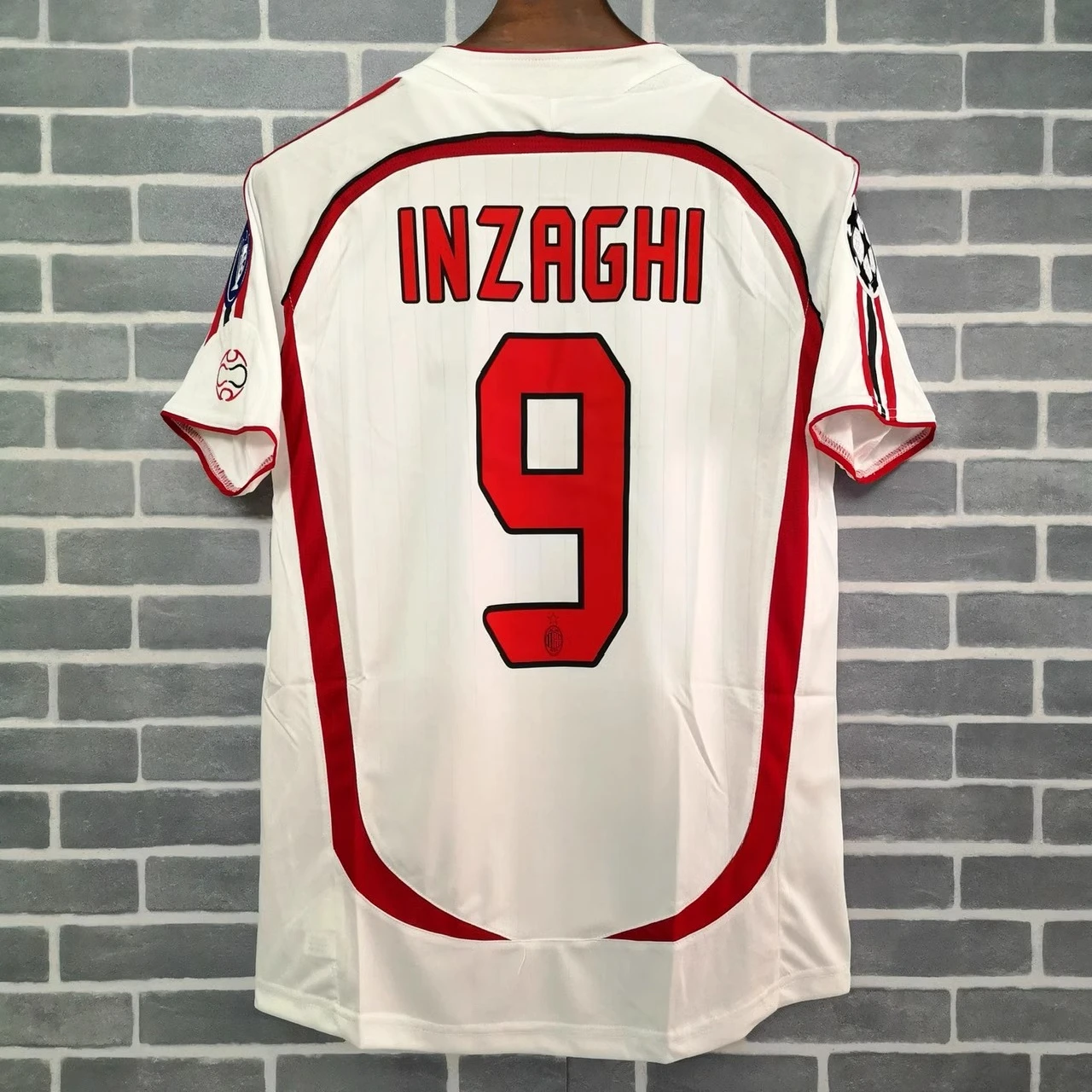 2025 Best-selling new 3D printed AC Milan football jersey for men and women, quick-drying and breathable sports T-shirt. image 2