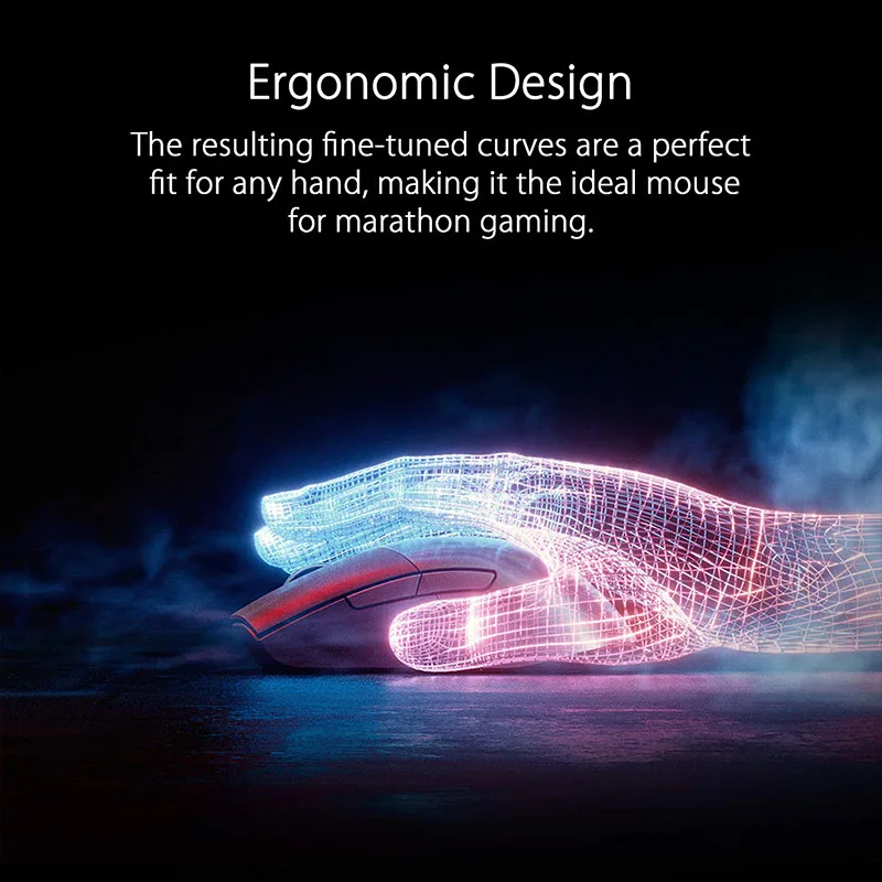 ASUS ROG Wireless AimPoint 36k Sensor Wireless Bluetooth Three-Mode Gaming Mouse 75g خفيف الوزن