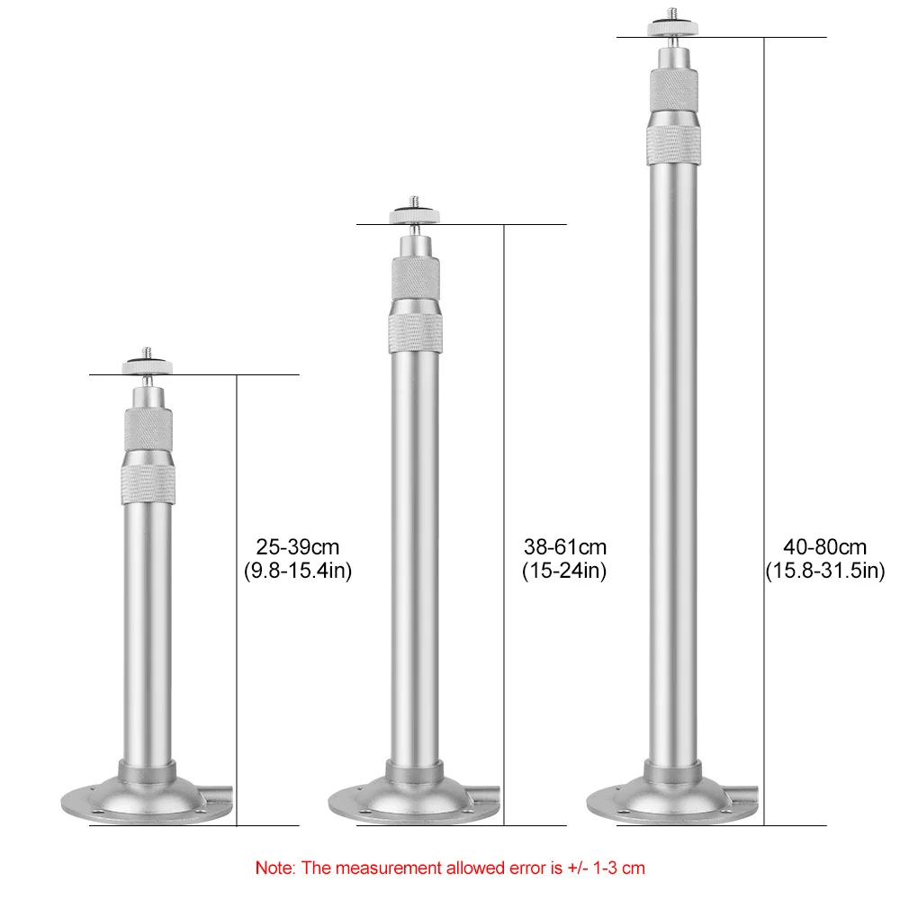 40cm 60cm 80cm 1/4 6mm Projector Mini Hanger Ceiling Mount Wall Bracket TD80W HY300 PRO HY320 TD92 Mini Projector Holder Stand