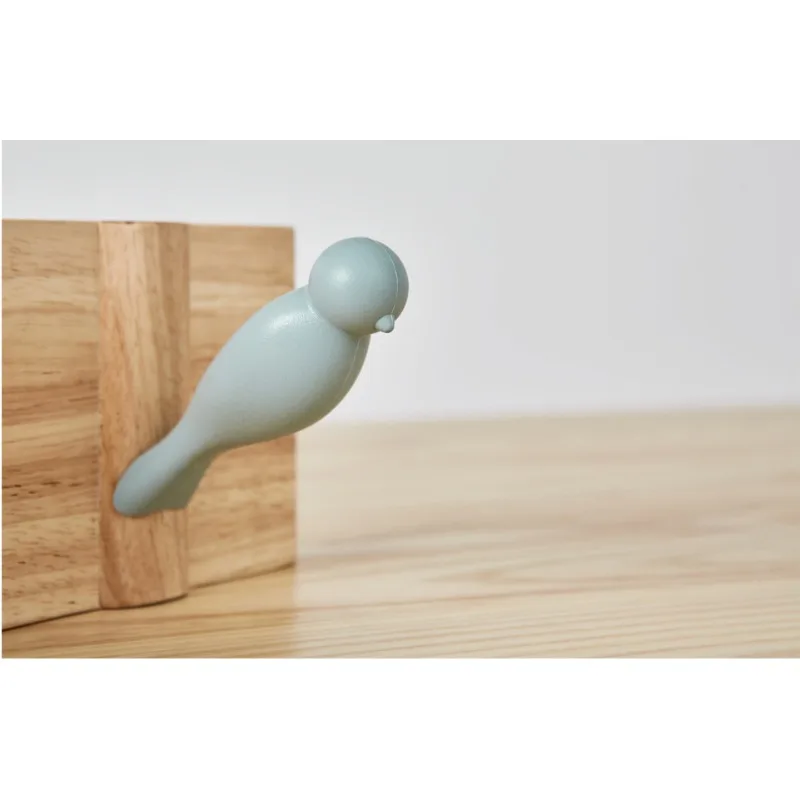 Simple Nordic three-dimensional bird hook, creative entrance at the door, decorative coat hook on the wall of the room