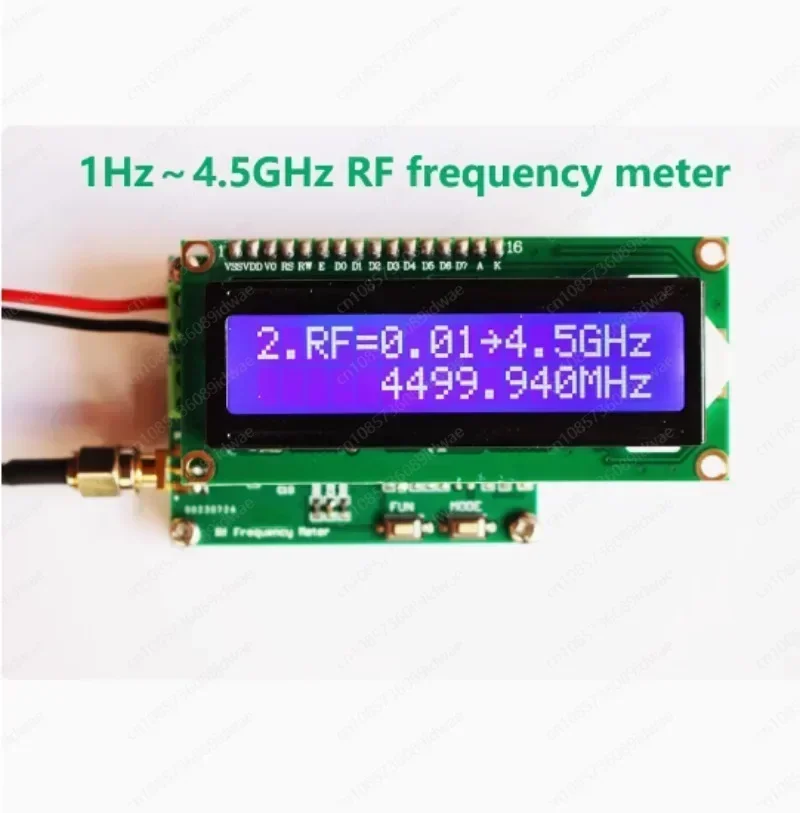1Hz～4.5GHz Frequency meter RF HF frequency meter, can measure low f requency and high frequency signals