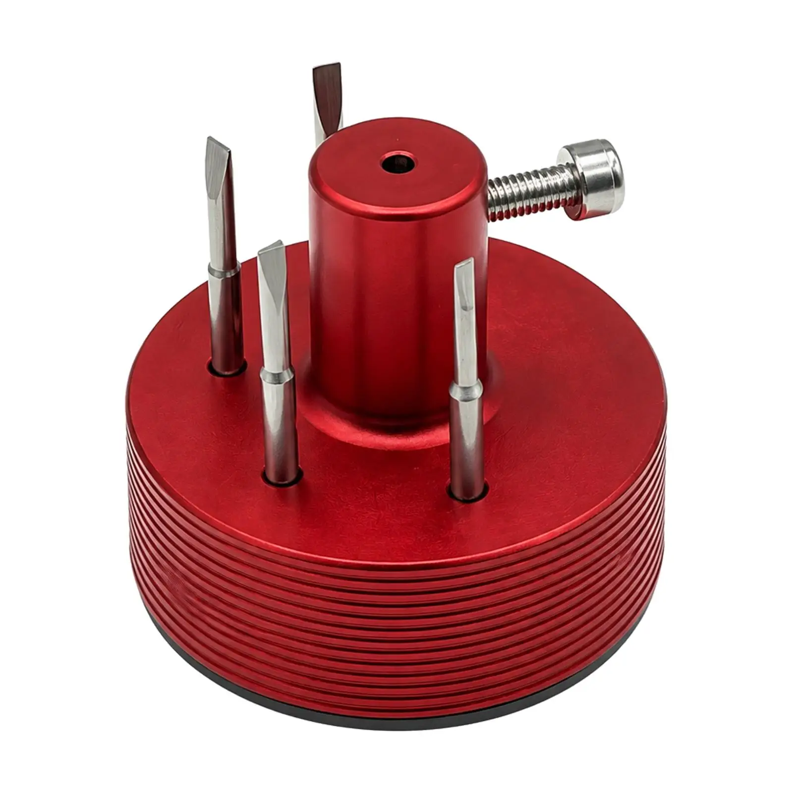 Watch Repair Screwdriver Bit Holder Steel Precision Organizer Compact Cylindrical Design for Small Bits