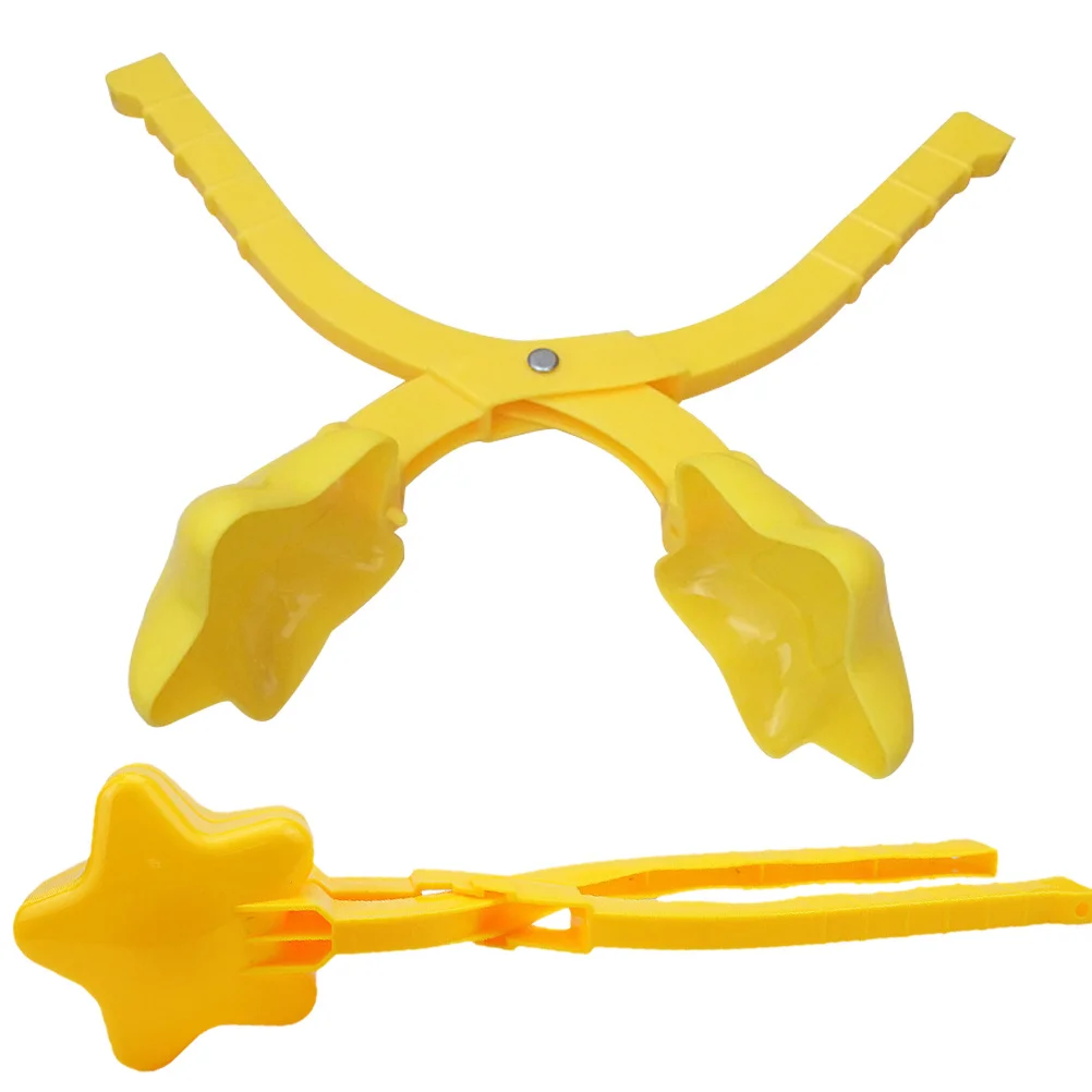 2Pcs Star Shape Clips Creative Winter Makers Making Tool Outdoor Kids Clamp Clips Star
