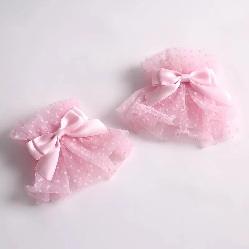 Japanese Original Lolita Harajuku Hairband Pink Lover Doll Handmade Hat Cute Lace Hand sleeve Sweet Girl Necklace Gift